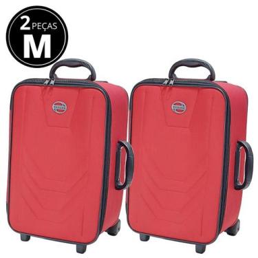 Imagem de Kit 2 Malas de Viagem Média Village, Vermelho