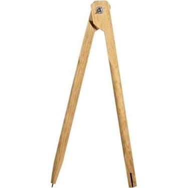 Imagem de Compasso Para Giz Escolar 40 cm Em Madeira Pinus Referência 2930 SOUZA