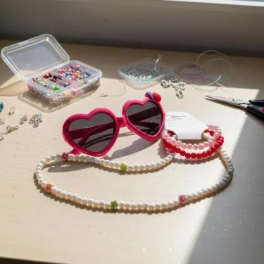 Imagem de Kit Óculos E Colar E Pulseira Charmoso Infantil - JA Brasil, 2