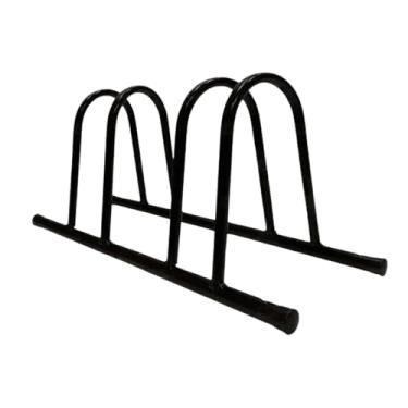 Imagem de Suporte 2 Vagas Bicicletario Bike Estacionamento Fixação Para Condominio Casa Aro 24 Ao 29