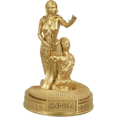 Imagem de Estátua Medusa Mitologia Grega Estatueta - Versão 4 (Cor Ouro)