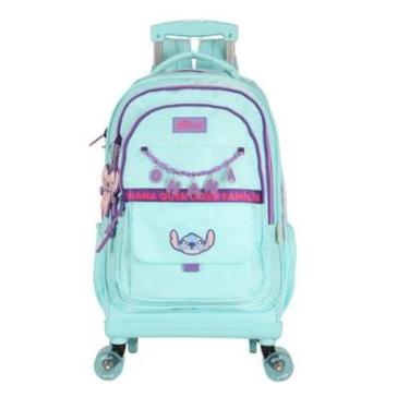 Imagem de MOCHILA LUXCEL INFANTIL STITCH OHANA COM RODAS MC50082SC-Feminino