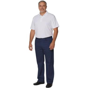 Imagem de Calça Brim Uniforme Profissional para Trabalho Plus Size - DEMORGAN, M