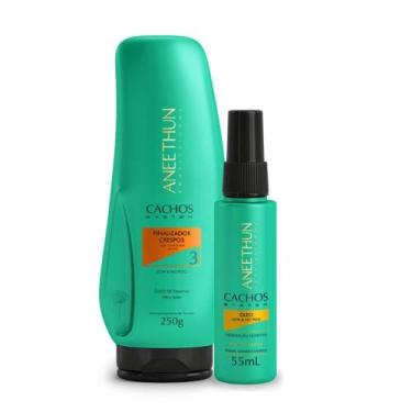 Imagem de Aneethun Cachos Finalizador Crespos 250g e Oleo Low No Poo Hidratacao 