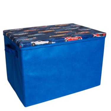 Imagem de CAIXA ORGANIZADORA BAÚ BRINQUEDOS MULTIUSO 33 LTS CARRINHO