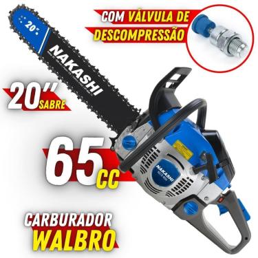 Imagem de Motosserra Profissional Ncs 650 65,1Cc 2T À Gasolina Potente