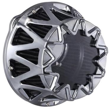 Imagem de Limpador de filtro de ar de motocicleta para Harley Davidson Performance Intake Sportster XL 1200 883 Iron 48 Roadster 1991-2020 Chrome
