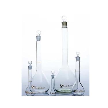 Imagem de Balão Volumétrico De Vidro Borossilicato Transparente De Alta Precisão, Classe A, Com Rolha - 1 Unidade (opções De 5 A 2000ml) Para Uso Em Pesquisa, Indústria E Educação(5ml)