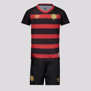 Imagem de Kit Camisa Sport Infantil I 24/25 s/n° Torcedor Umbro + Calção Sport Infantil-Unissex