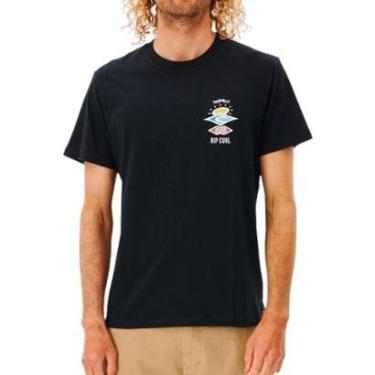 Imagem de Camiseta Rip Curl Search Icon Black-Masculino