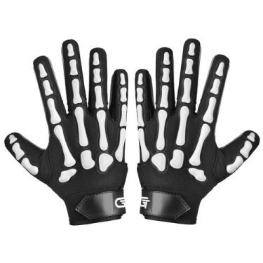 Imagem de Luvas de futebol juvenil com alça de silicone - para adultos pequenas 