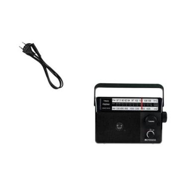 Imagem de Rádio Portátil FM AM Recarregável Com Luz Indicadora De Busca E Grande