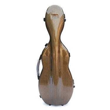 Imagem de Estojo De Violino De Fibra De Carbono 4/4 Marrom Estojo De Violino Forte E Leve Com Higrômetro Tamanho Completo Estojo de Violino