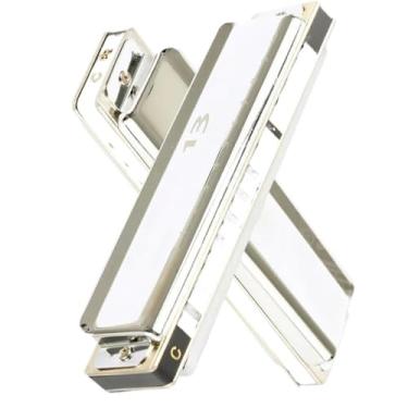 Imagem de Gaita profissional para amantes de música para iniciantes adultos 13 furos C G D Blues Harmonica (D)