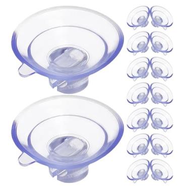 Imagem de Garneck 60 peças de clipes de ventosa leve para luzes de Natal, ganchos de sucção para decorações sazonais, suportes de luz de janela transparentes para vidro e azulejo