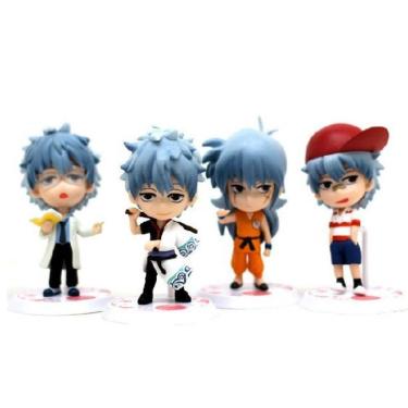Imagem de Figure Toy Collection Gintamas, 4 peças de boneca de anime, 8 cm, PVC