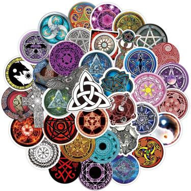 Imagem de Adesivos Retro Magic Array Totems Anime Waterproof (50 unidades)