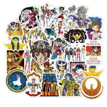 Imagem de Adesivos de vinil impermeável Saints Seiyas Anime 50 unidades/lote