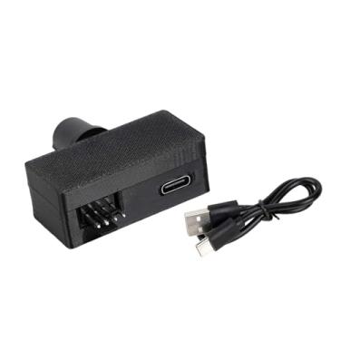 Imagem de harayaa Controlador de velocidade PWM com botão giratório, fácil instalação (plug and play), compacto, para regulação da velocidade da ventoinha.