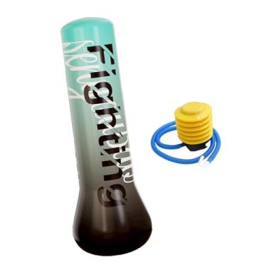 Imagem de Colaxi Saco de pancada infantil para exercícios, fácil de inflar, brinquedo de boxe em formato de coluna para treinamento doméstico e de kickboxing, Azul, 1.5 Milhão