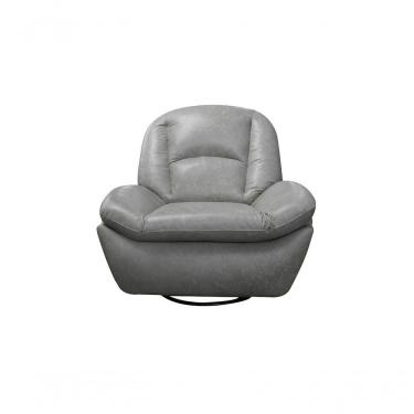 Imagem de Poltrona De Couro Soft Glider Elétrica Soft Gray - Mempra