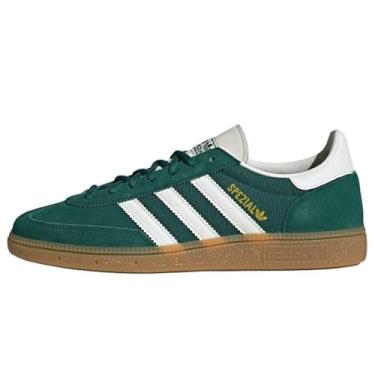 Imagem de adidas Tênis masculino Cgreen/Clowhi/Cwhite Andebol Spezial Collegiate greenCloud Giz Branco 38 EUA, Preto, 10.5 Wide