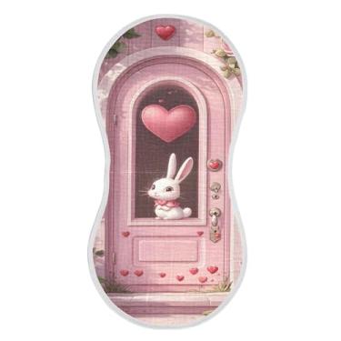 Imagem de xigua Conjunto de 4 panos para arrotos de musselina de coelho com porta com coelho, panos para arrotar supermacios e absorventes, roupas de arroto de algodão, presente de chá para recém-nascidos