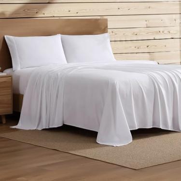 Imagem de Coleman Lençóis de casal – Roupa de cama durável com coração ao ar livre, elegante e confiável para quarto ou cabine – cor sólida premium, construído para conforto, estilo e uso ocasional ao ar livre