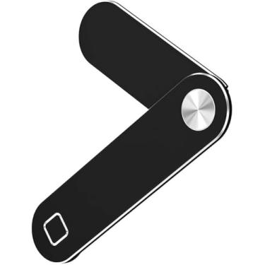 Imagem de Suporte para laptop, suporte magnético de montagem lateral, suporte de expansão portátil dobrável para monitor de computador (preto)