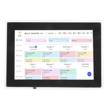 Imagem de OPPWONG Calendário Digital Inteligente, Tela Sensível Ao Toque HD de 10,1 Polegadas 32GB WiFi APP Task Reward Meal Planner Calendário Inteligente Com Rotação Automática (plugue americano)