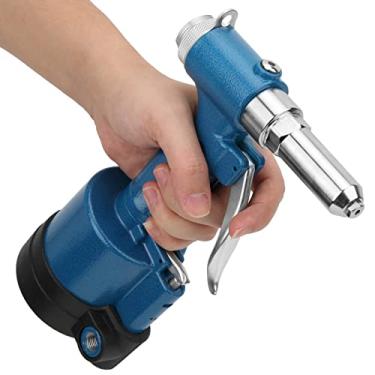Imagem de LiebeWH Ferramenta de Rebitagem Pneumática RivetAir Rebitador Pneumático Rebite Cego Com Forte Força de Tração para Alumínio, Ferro, Pregos de Aço Inoxidável, Design que Economiza Mais Trabalho
