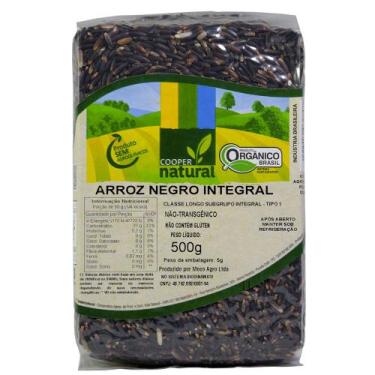 Imagem de Arroz Negro Integral Orgânico CooperNatural 500g