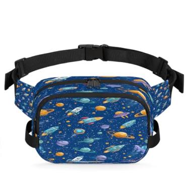 Imagem de Pochete abstrata de mármore rosa para mulheres e homens com alça ajustável, bolsa transversal, bolsa de peito, bolsa tiracolo, Cor 24