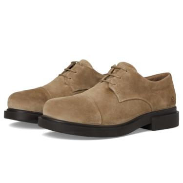 Imagem de ECCO Oxford masculino Seoul bico liso, Camurça marrom noz-moscada, 12-12.5
