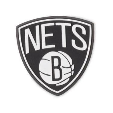 Imagem de Jibbitz Crocs Nba Brooklyn Nets Logo Único-Unissex