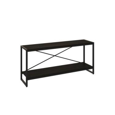 Imagem de Rack P/TV Dynamica 120X30X56cm C/02 Prateleiras - Metalig, Preto Ônix