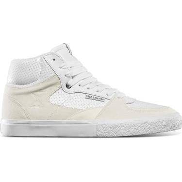 Imagem de Etnies Tênis de skate masculino Screw Vulc Mid X Sour, Branco, 40