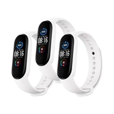 Imagem de Pulseira De Silicone Para Relógio Esportivo Xiaomi Mi Band 7 6 5 4 3 S