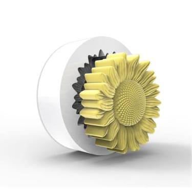Imagem de Forma de Silicone Flor de Girassol 3D Realista, Antiaderente Flexível para Sabonete, Vela, Peça Decorativa e Gesso, Ideal para DIY Artesanal e Decoração Doméstica Sunny