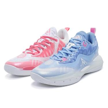 Imagem de RIGORER AR1&AR2- Austin Reaves Signature Design Basketball Tênis masculino de desempenho profissional para aderência de quadra, suporte de tornozelo e amortecimento, Ar2-rosa azul, 41
