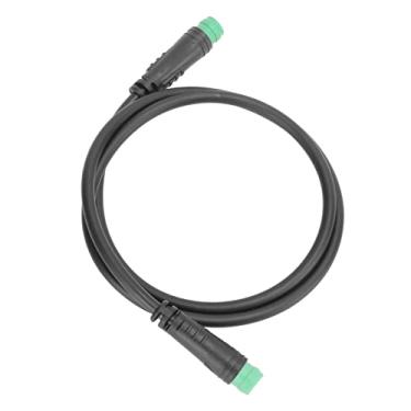 Imagem de Generic Cabo de Extensão de 5 Pinos para Bicicleta Elétrica à Prova D'água Cabo Portátil para Computador de Bicicleta para Display Material Durável para Fácil Conexão e Uso (Cabeças masculinas em