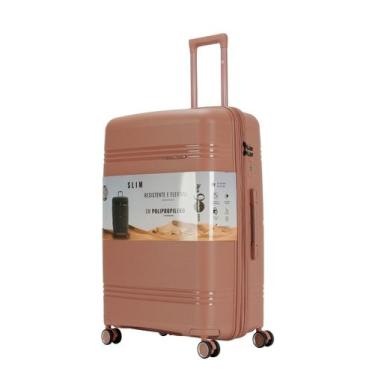 Imagem de Mala de Viagem Grande 32 kg Com Rodas duplas 360 Polipropileno Com cad