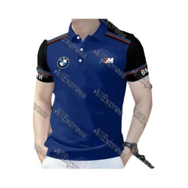 Imagem de Camisa Polo Unissex BMW Motorsport Locomotive De Manga Curta Com Gola 