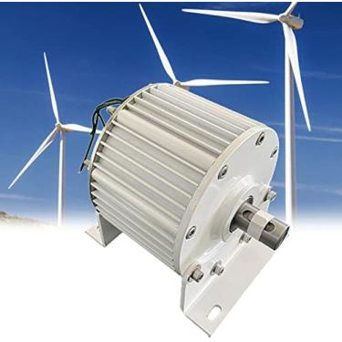 Imagem de Gerador De Ímã Permanente Sem Engrenagem De 3000w, Alternador AC Homeuse Turbina De Água De Turbina Eólica, Para Energia Livre De Turbina Eólica De Água DIY, Straightaxis-48V,Hilarious123