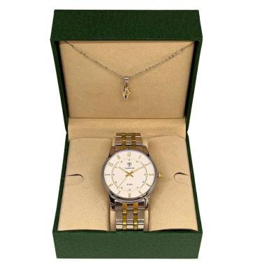 Imagem de Relógio Feminino Tuguir Analógico W2122-TU Prata e Dourado