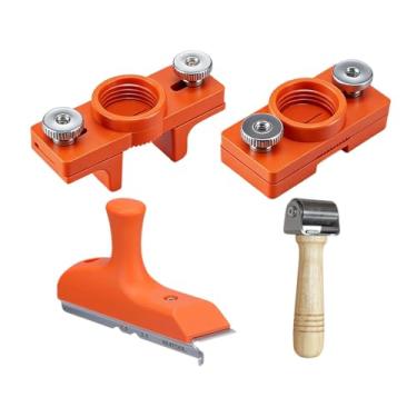 Imagem de Generic Aplicador de cola para madeira, ferramenta de espalhamento ajustável, dispensador de fita de borda para trabalhos em madeira, Style B