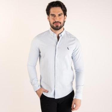 Imagem de Camisa Reserva Sport Oxford Azul Claro-Masculino