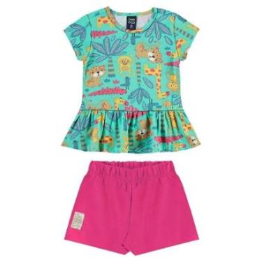 Imagem de Conjunto Blusa e Short para Menina Bee Loop-Feminino