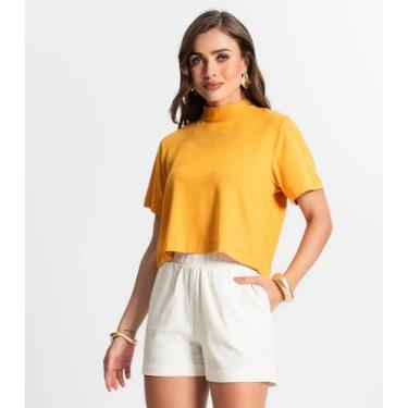 Imagem de Blusa Feminina Com Gola Alta Endless Amarelo, GG, Amarelo