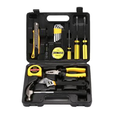 Imagem de Aoresac Conjunto de 13 Caixas de Ferramentas Utilitárias, Martelo Multifuncional, Alicate, Caixa Ferramentas Chave Fenda Com Régua, Cortador Papel para Reparos Carros, (8016-1)